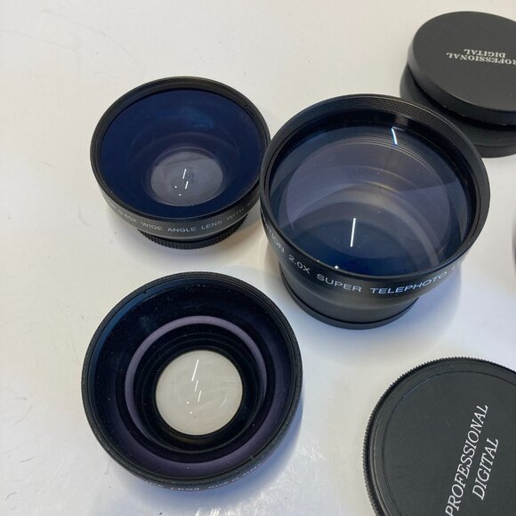 Canon EOS Rebel 500N 35mm SLR Film Camera W 28-90mm Lens + Mixed Lens Lot - Picture 8 of 16